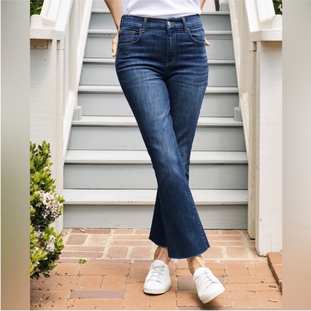 Frank‎ & Eileen Killian Crop Flare Jeans NEW SZ 25 #4